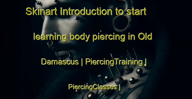 Skinart Introduction to start learning body piercing in Old Damascus | PiercingTraining | PiercingClasses | SkinartTraining-United States
